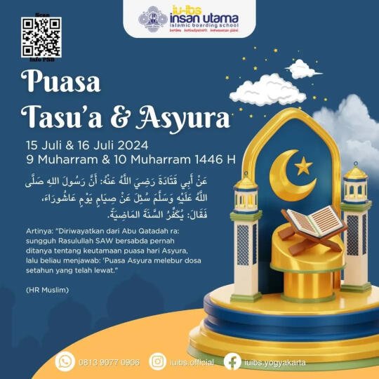 Selamat Menunaikan Puasa Tasu a  dan Asyura